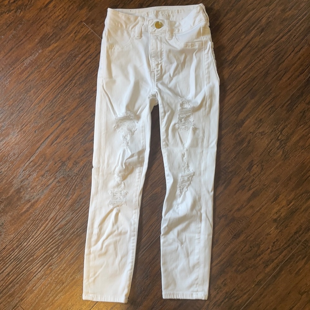 White Ripped Jeans